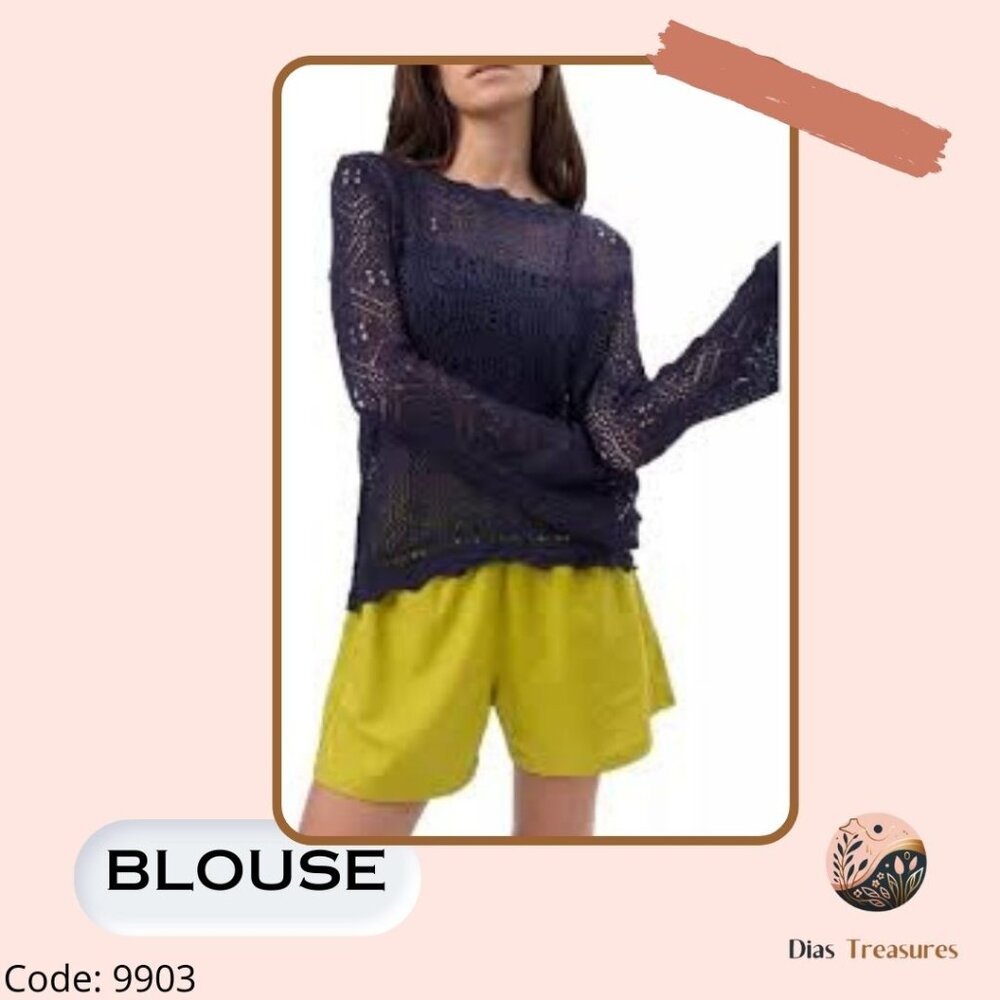 Woman blouse Blue - Adiva